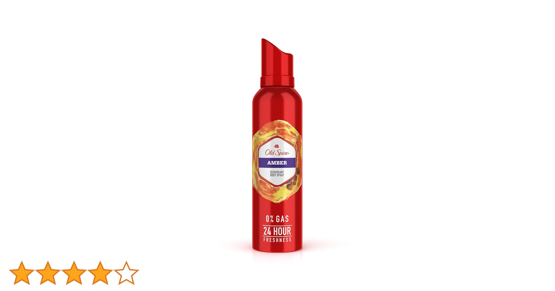 Amazon | Old Spice Amber 0% Gas Deodorant Body Spray - For